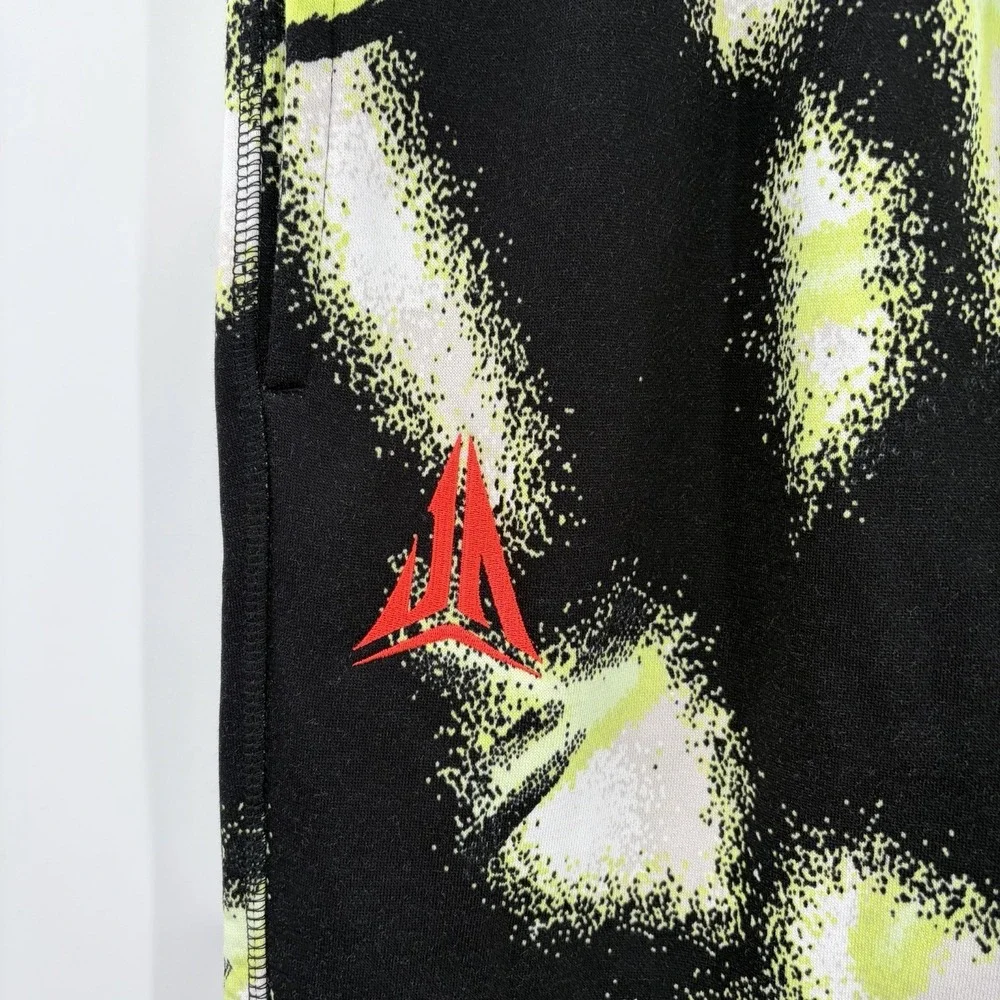 Nike Jordan JA Club Fleece Basketball Joggers Volt Men's Size L Tall HV3382-702